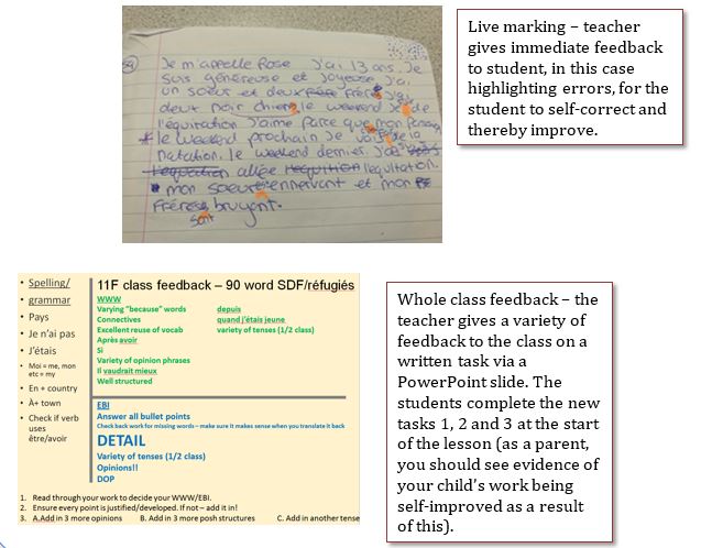 Sample marking grid