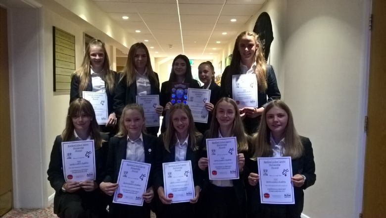 Students with certificates